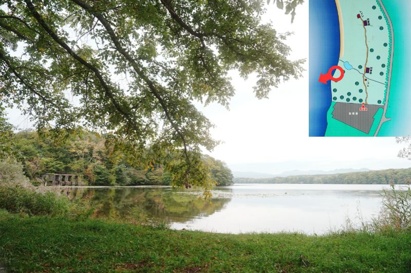 北海道 東大沼キャンプ場 林間サイト 解説5