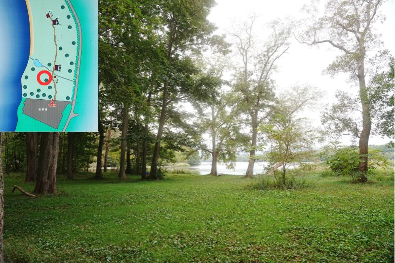 北海道 東大沼キャンプ場 林間サイト 解説3