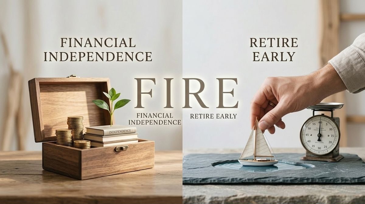 FIRE　Financial Independence, Retire Early　イメージ