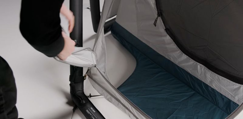 heimplanet cave 居住空間 アウター
ドア収納1