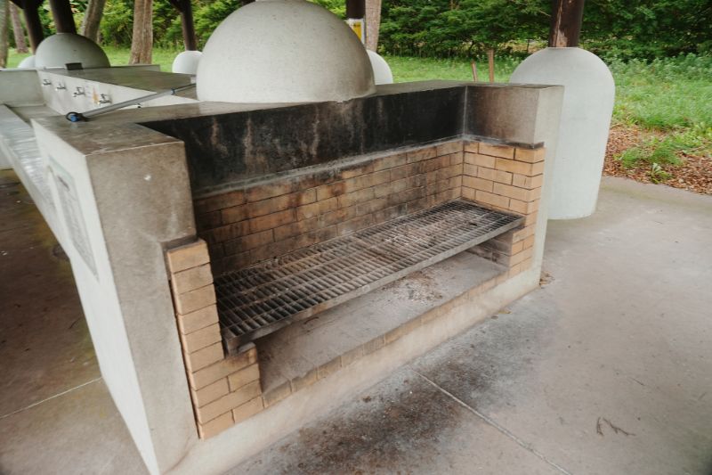 北海道 東大沼キャンプ場 炊事場 かまど