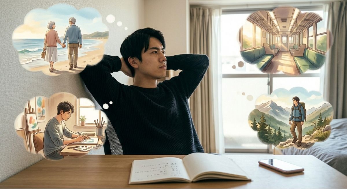 NISA貧乏 資産形成 目的 幸福 幸せ イメージ