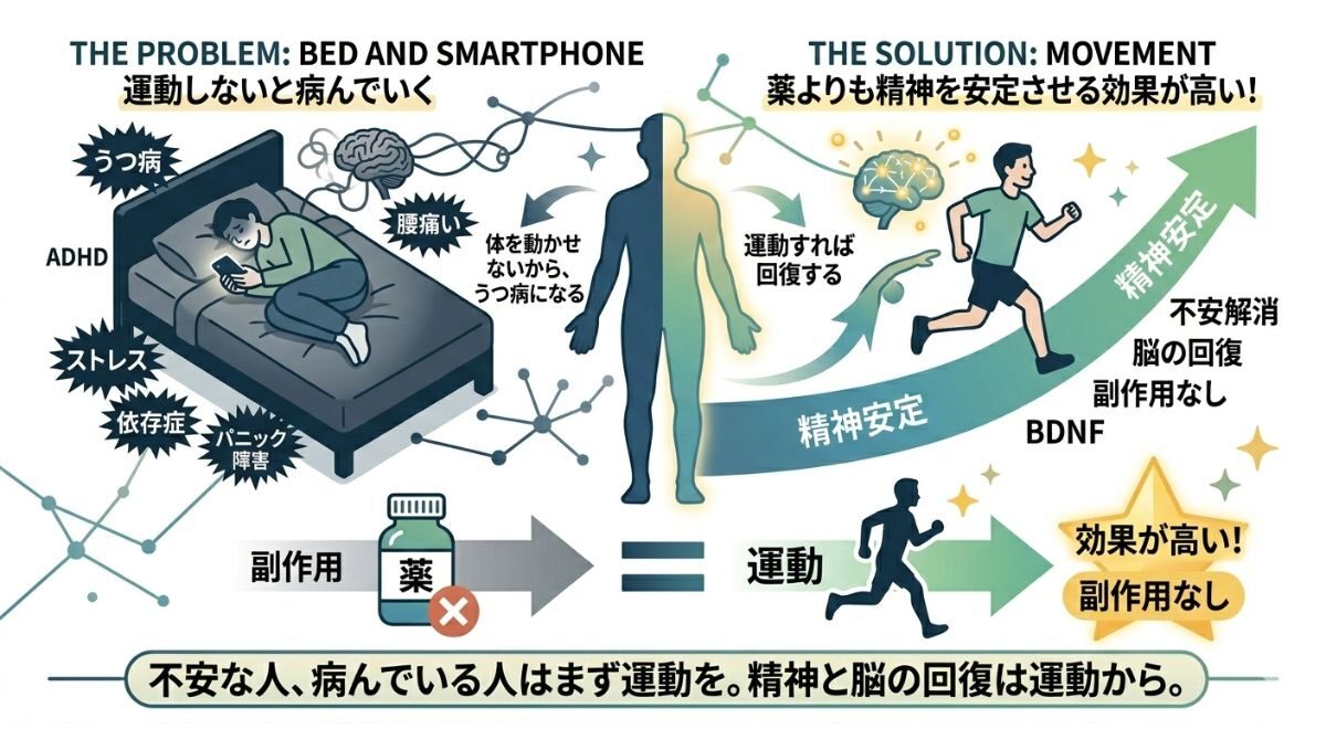 運動 精神 効果 イメージ