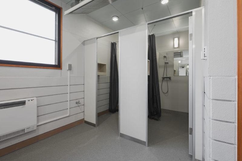 Snow Peak 陸前高田キャンプフィールド　サニタリー棟　シャワー