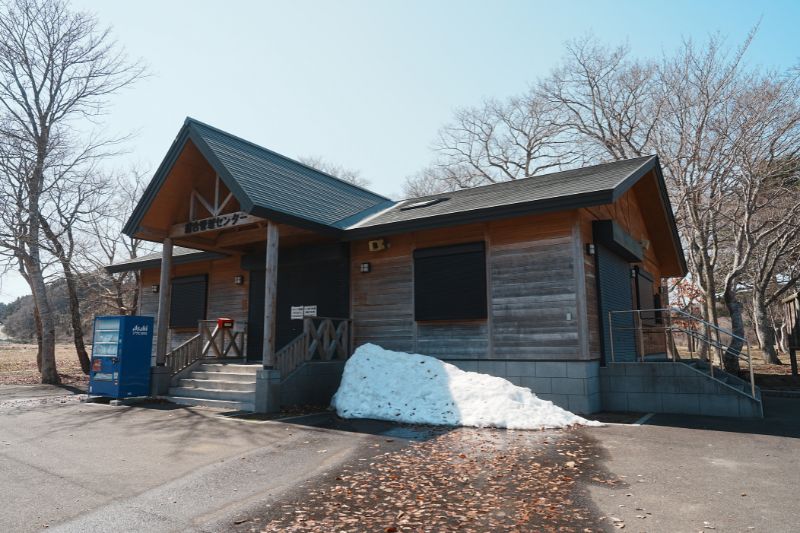 わかさぎ公園浜台キャンプ場 管理棟 外観