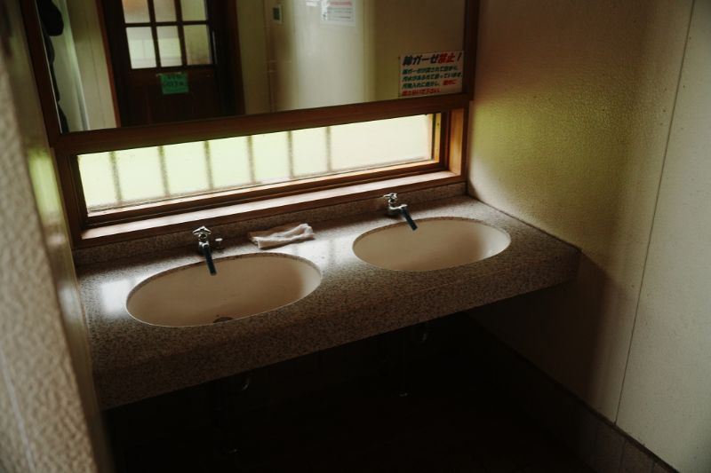 北海道 東大沼キャンプ場 トイレ 洗面台