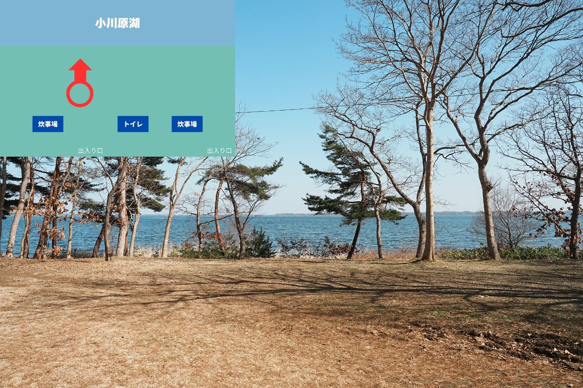 わかさぎ公園浜台キャンプ場 オートキャンプ場 解説12