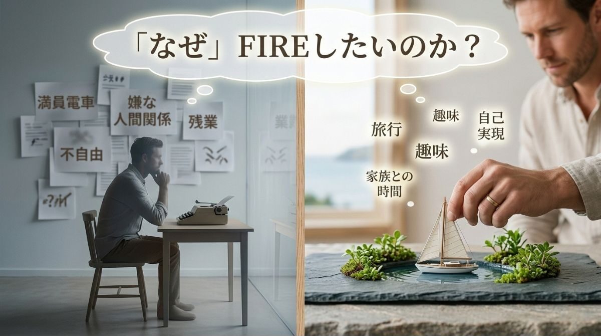 FIRE　なぜしたい？　イメージ