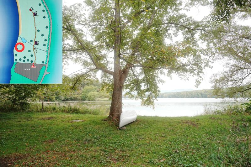 北海道 東大沼キャンプ場 林間サイト 解説4