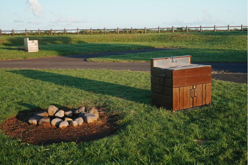 北海道　とままえ夕陽ヶ丘オートキャンプ場　オートキャンプサイトA　解説４