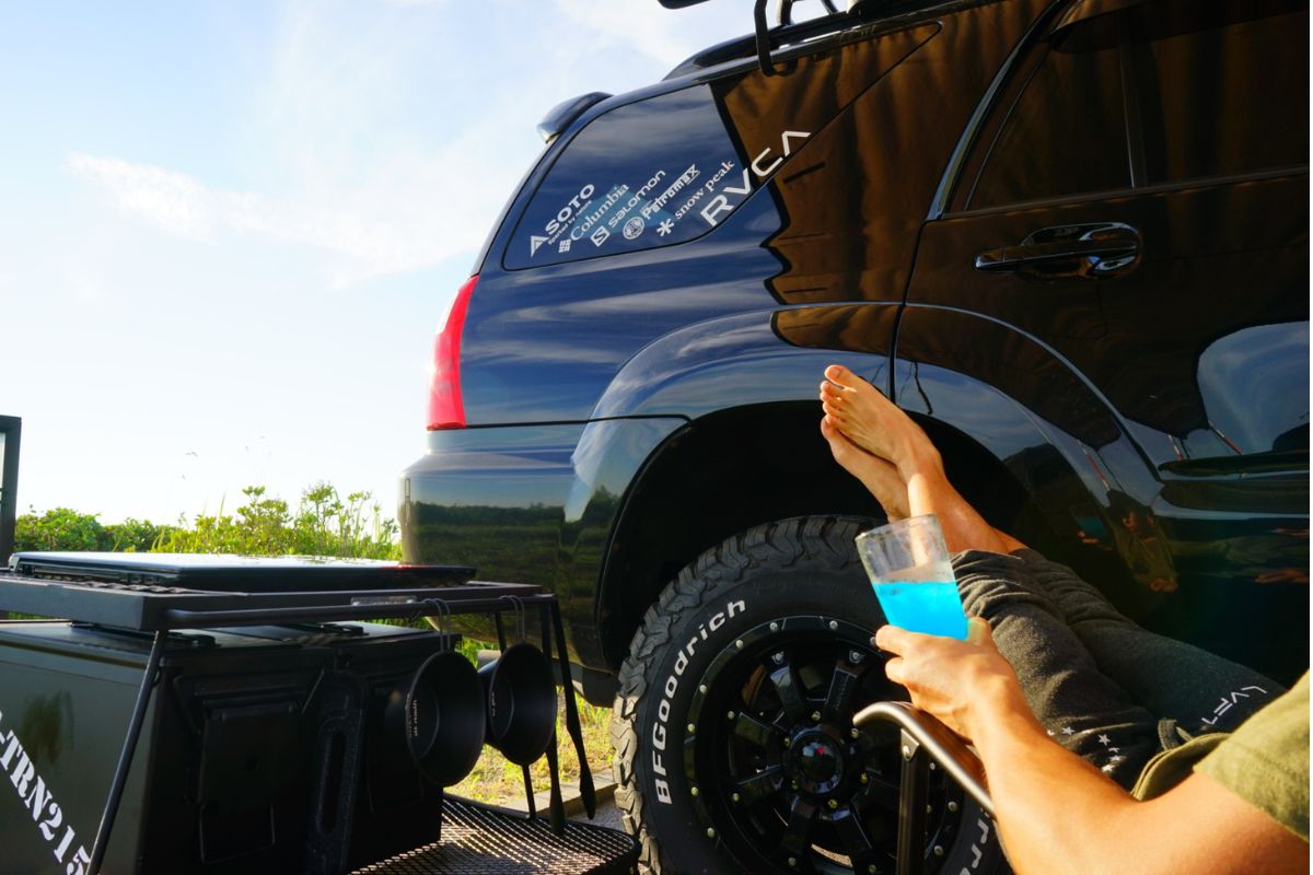 ハイラックサーフ キャンプ