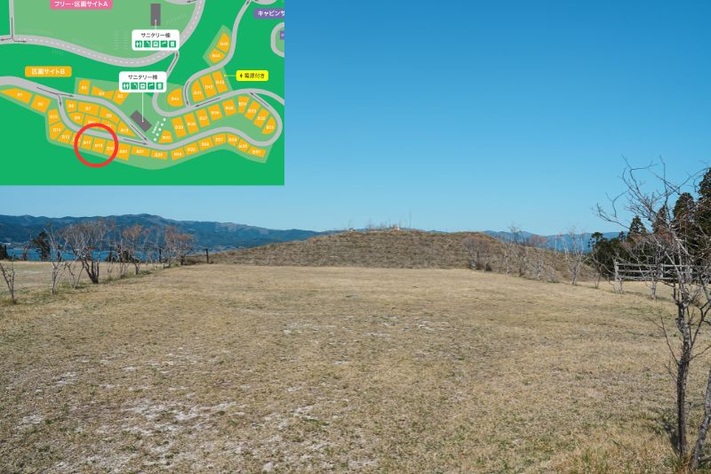 Snow Peak 陸前高田キャンプフィールド　区画サイト　B18