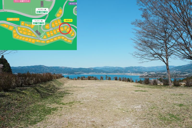 Snow Peak 陸前高田キャンプフィールド　区画サイト　B34