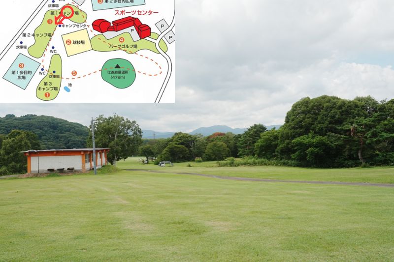岩木山青少年スポーツセンター　第１キャンプ場　解説７