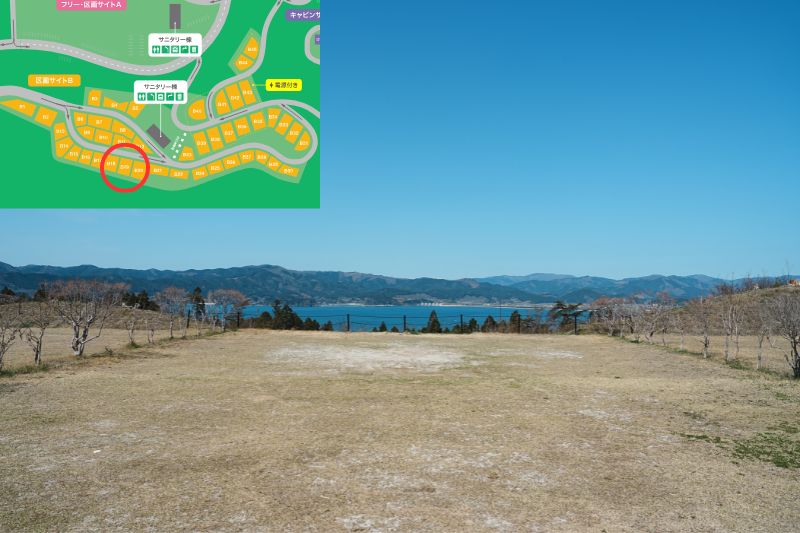 Snow Peak 陸前高田キャンプフィールド　区画サイト　B19