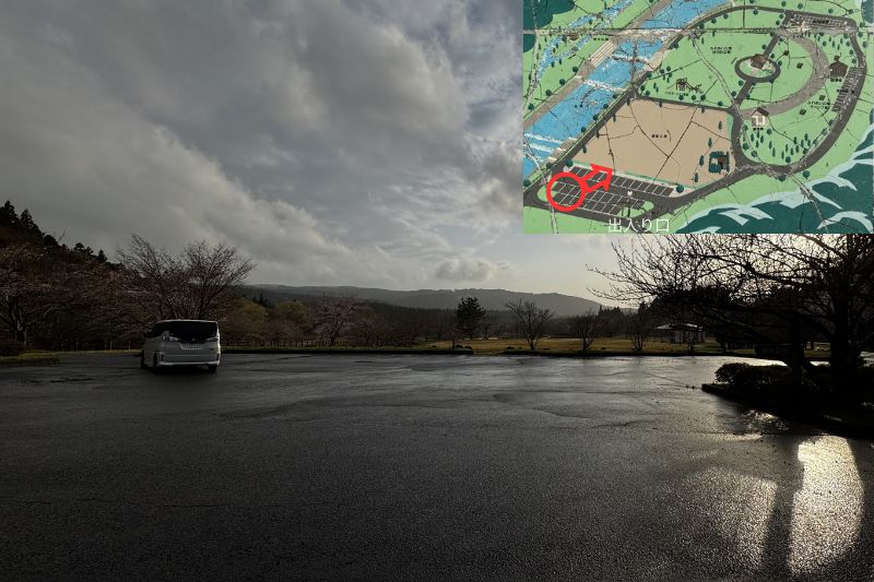 奈曽川河川公園キャンプ場　サイト解説１