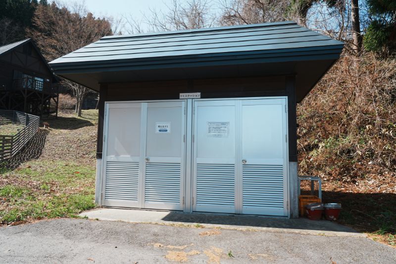 Snow Peak 陸前高田キャンプフィールド　ゴミ捨て場　外観