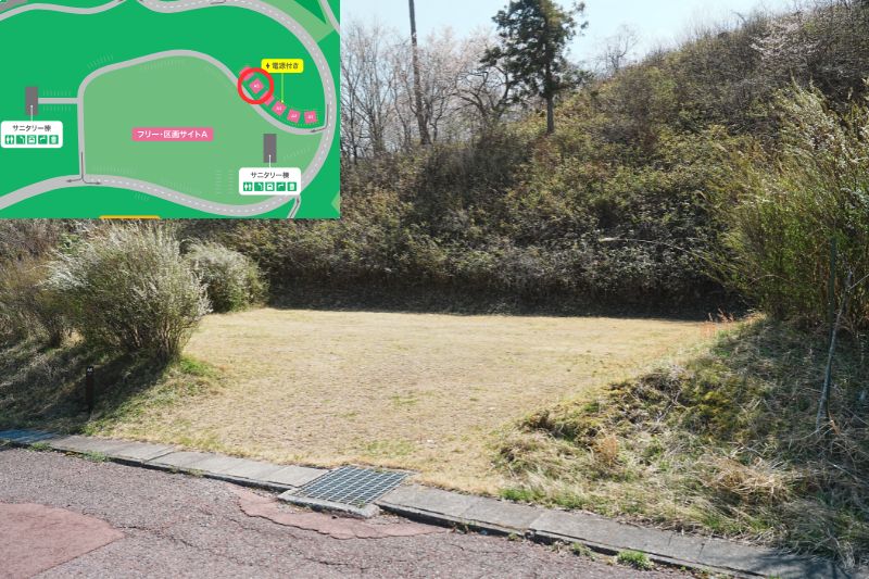 Snow Peak 陸前高田キャンプフィールド　区画サイト　A５