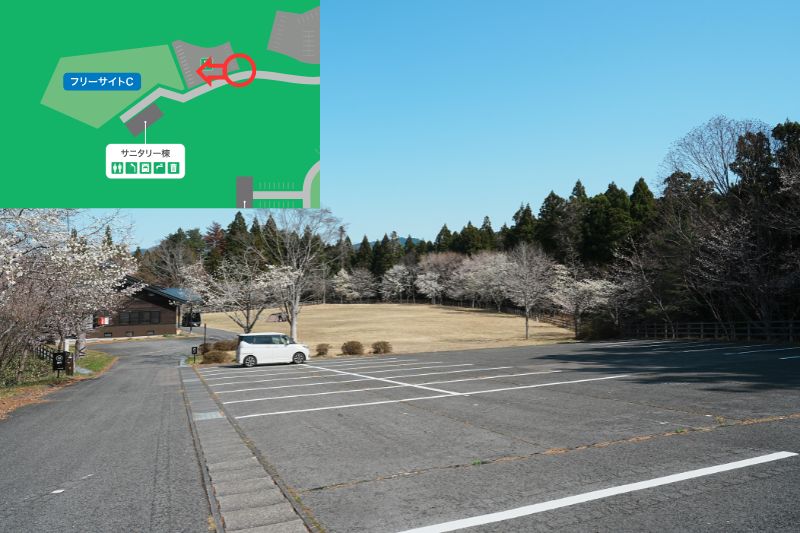 Snow Peak 陸前高田キャンプフィールド　フリーサイトC　解説１