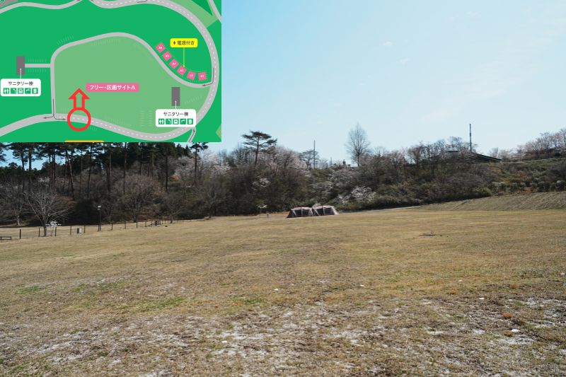 Snow Peak 陸前高田キャンプフィールド　フリーサイトA　解説６