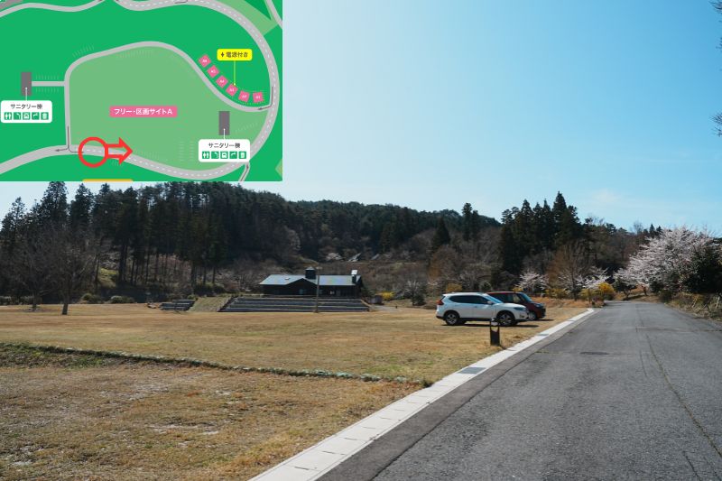 Snow Peak 陸前高田キャンプフィールド　フリーサイトA　解説７