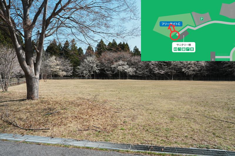 Snow Peak 陸前高田キャンプフィールド　フリーサイトC　解説３