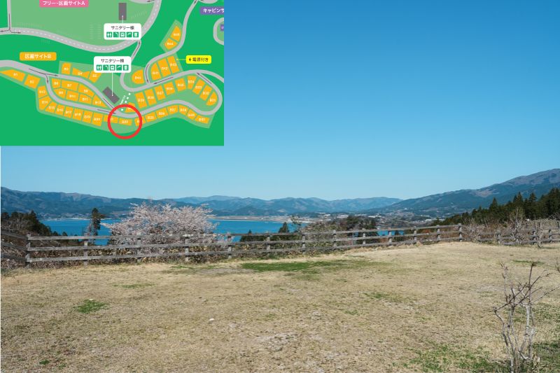 Snow Peak 陸前高田キャンプフィールド　区画サイト　B22