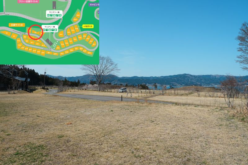 Snow Peak 陸前高田キャンプフィールド　区画サイト　B4