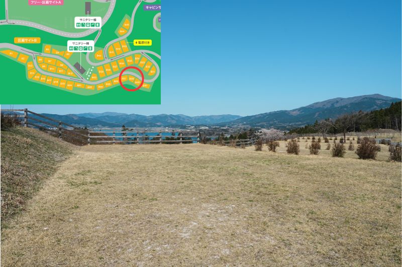 Snow Peak 陸前高田キャンプフィールド　区画サイト　B28