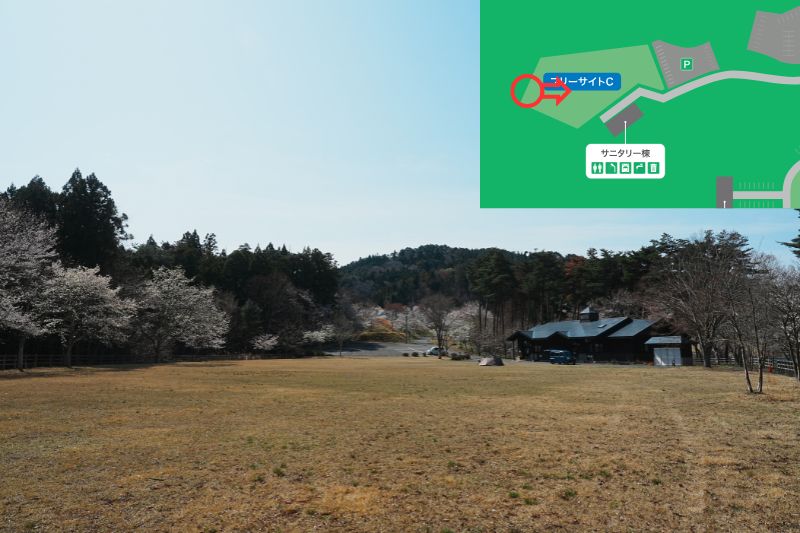 Snow Peak 陸前高田キャンプフィールド　フリーサイトC　解説４