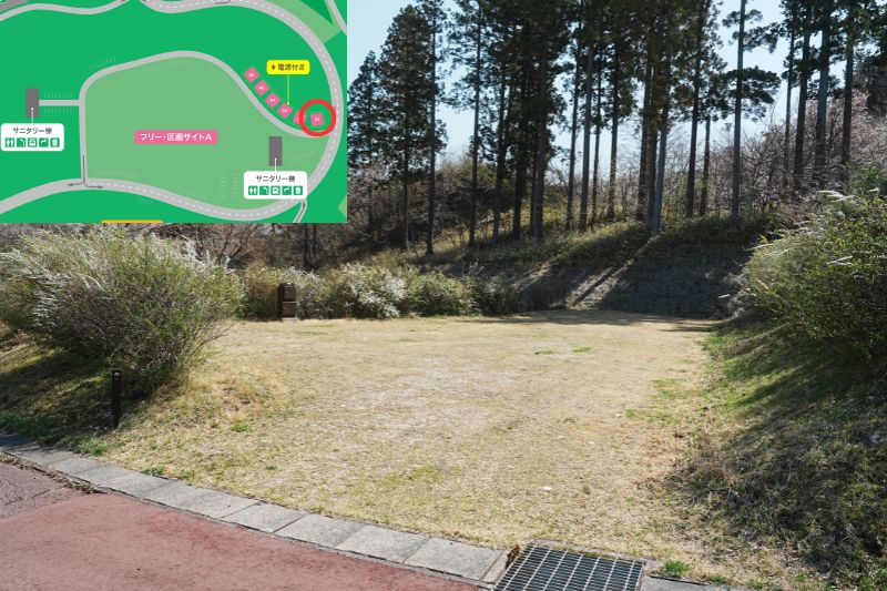 Snow Peak 陸前高田キャンプフィールド　区画サイト　A１