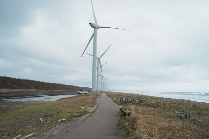 釜谷浜キャンプ場 遊歩道