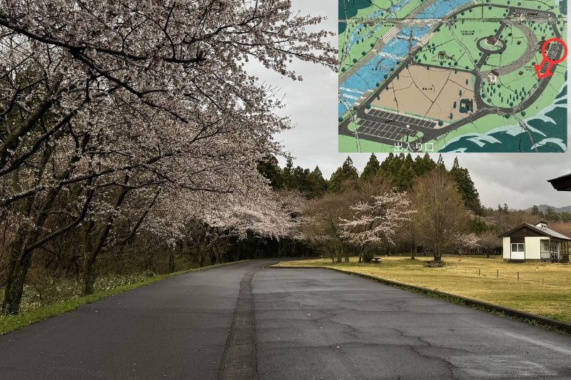 奈曽川河川公園キャンプ場　サイト解説７.１