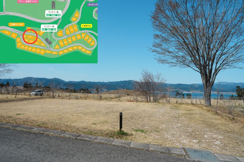 Snow Peak 陸前高田キャンプフィールド　区画サイト　B7