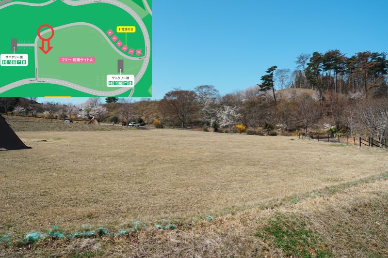 Snow Peak 陸前高田キャンプフィールド　フリーサイトA　解説５