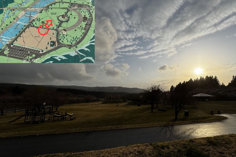 奈曽川河川公園キャンプ場　サイト解説４