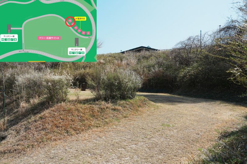 Snow Peak 陸前高田キャンプフィールド　区画サイト　A６