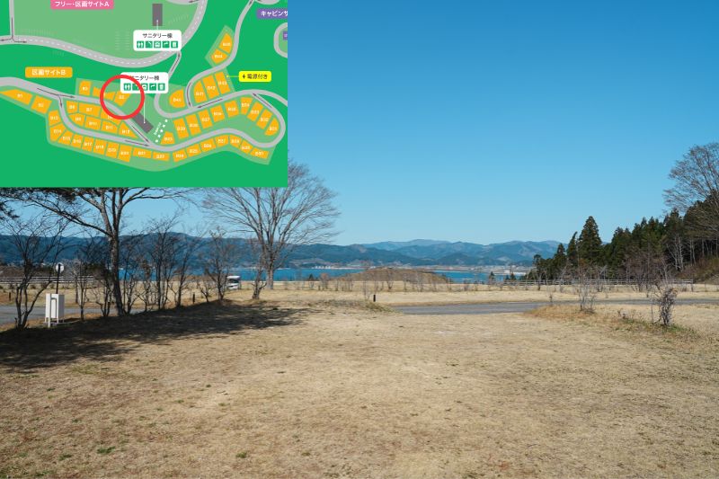 Snow Peak 陸前高田キャンプフィールド　区画サイト　B5