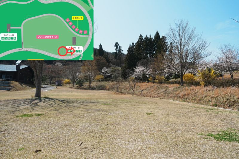 Snow Peak 陸前高田キャンプフィールド　フリーサイトA　解説９