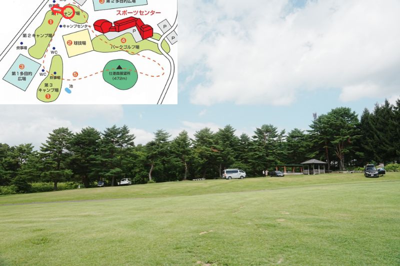 岩木山青少年スポーツセンター　第１キャンプ場　解説６