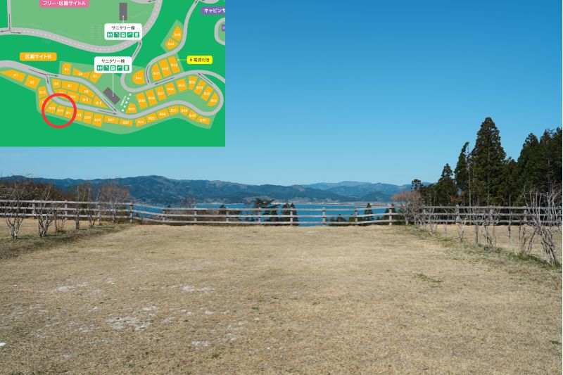 Snow Peak 陸前高田キャンプフィールド　区画サイト　B16