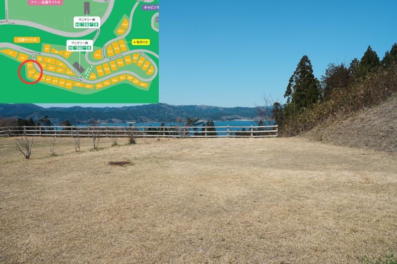 Snow Peak 陸前高田キャンプフィールド　区画サイト　B14