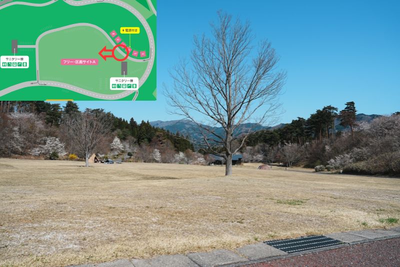 Snow Peak 陸前高田キャンプフィールド　フリーサイトA　解説２