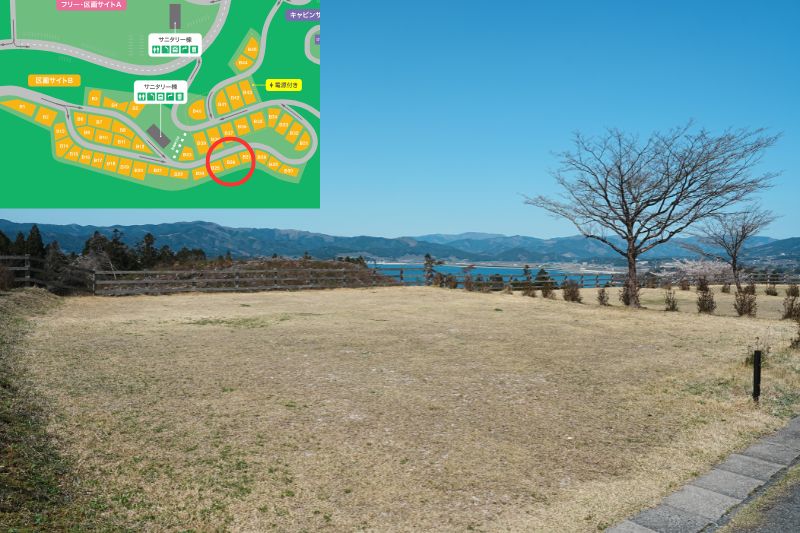 Snow Peak 陸前高田キャンプフィールド　区画サイト　B26