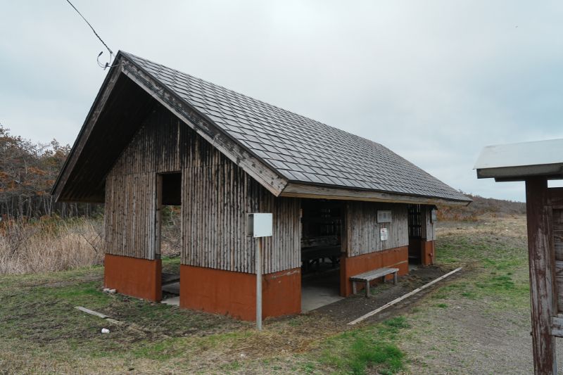 釜谷浜キャンプ場 炊事場 外観