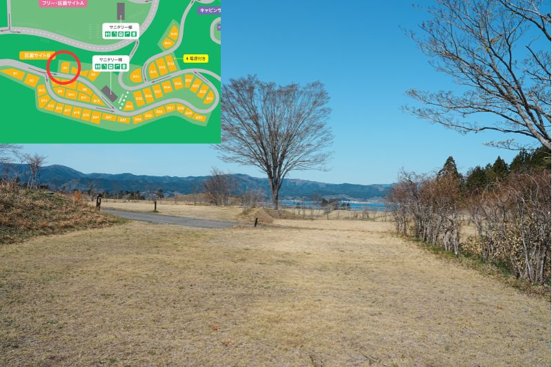 Snow Peak 陸前高田キャンプフィールド　区画サイト　B3