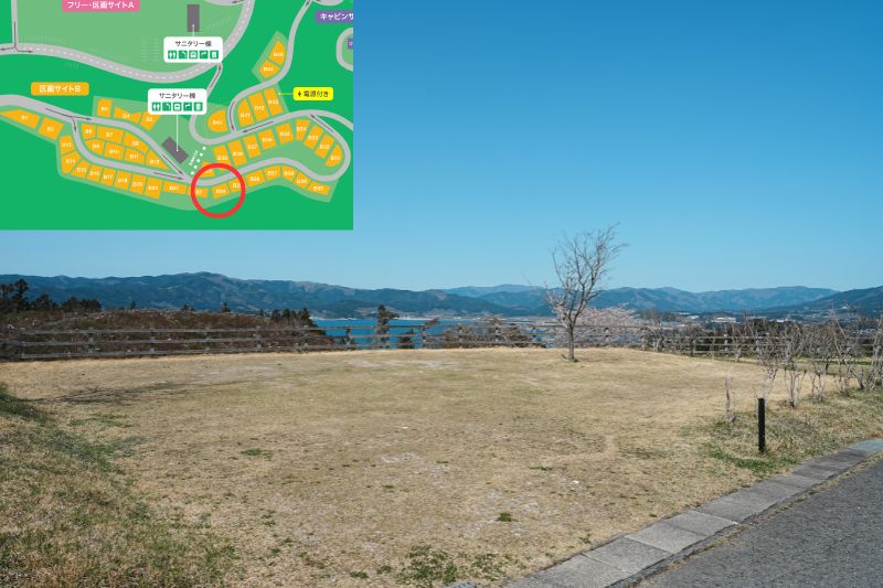 Snow Peak 陸前高田キャンプフィールド　区画サイト　B24