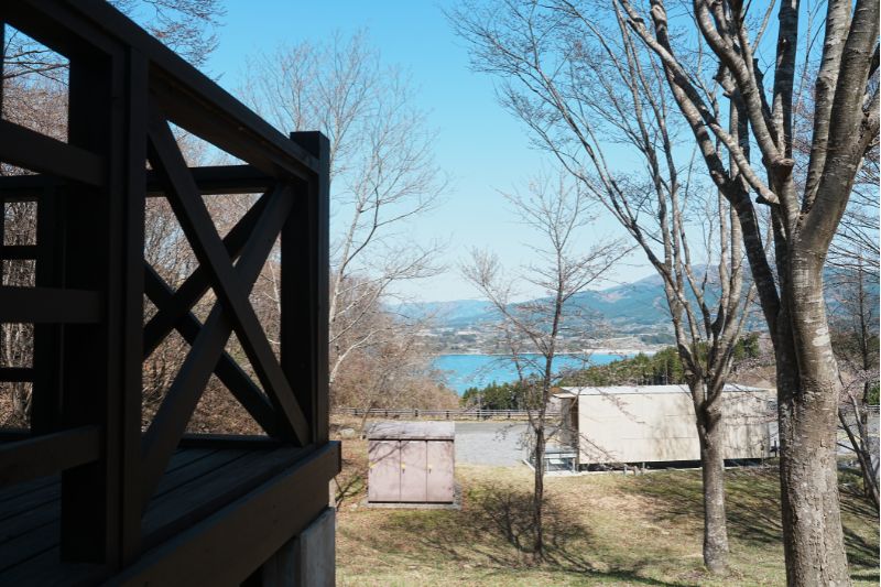 Snow Peak 陸前高田キャンプフィールド　キャビン　景色２