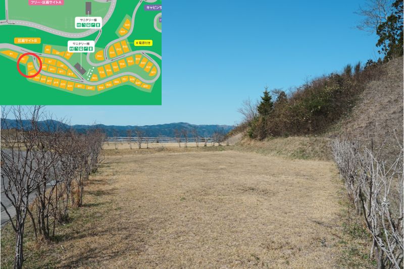 Snow Peak 陸前高田キャンプフィールド　区画サイト　B13