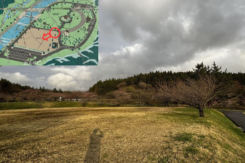 奈曽川河川公園キャンプ場　サイト解説３